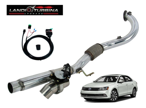 Difusor + Downpipe Jetta 1.4 Turbo Tsi 150cv Turbo Escape