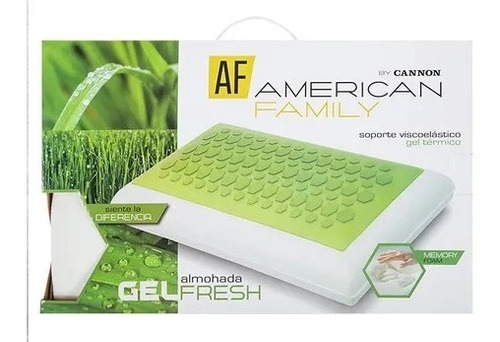 Almohada Gel Fresh Memory Foam 60x40 American Family Alejred