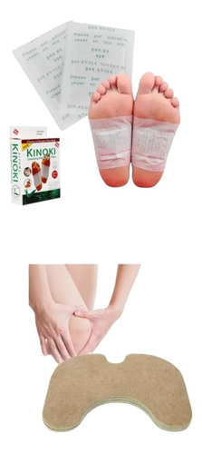 20 Parches Kinoki Pies + 40 Para Aliviar Dolor De Rodilla