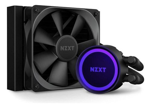 Water Cooler Nzxt Kraken 120 120mm Rgb - Rl-kr120-b1 Preto Led Roxo