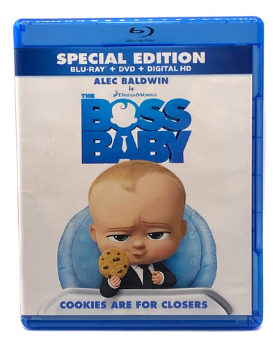 Blu-ray + Dvd The Boss Baby ( Un Jefe En Pañales 2017)