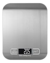 Comprar Balanza Digital De Cocina 10kg Electronica Acero Inoxidable Capacidad máxima 10 kg Color Plateado