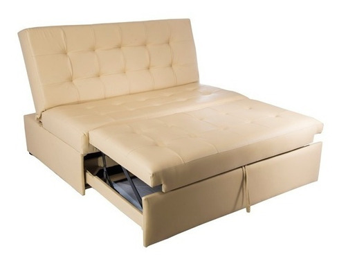 Sofacama Isla Ecocuero Beige