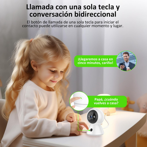 Cámara De Seguridad Hogar K11 24hora Visión Nocturna Wifi