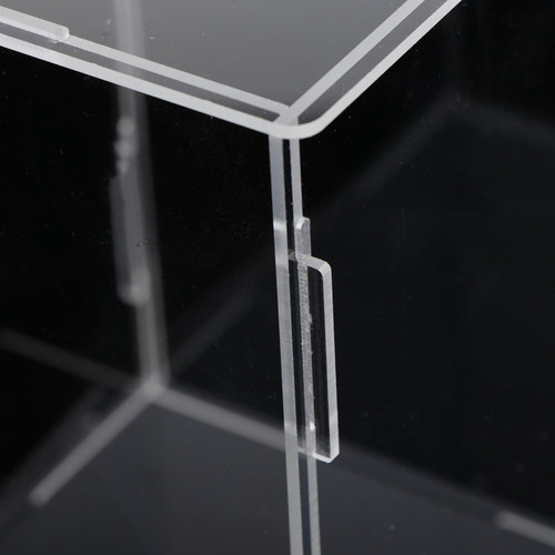 Caja De Exhibición De Acrílico Transparente El 10x10x20cm
