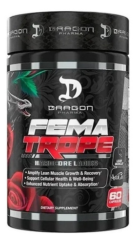 Dragon Pharma Fematrope V2 60 Capsulas Termogenico Sabor Sin sabor