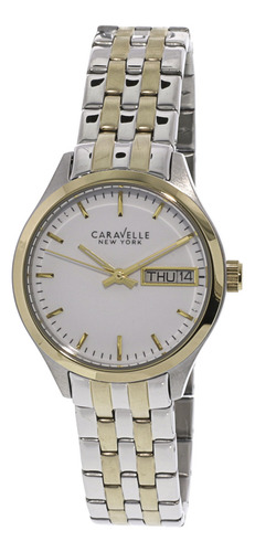 Reloj Bulova Caravelle Moda Modelo: 45n102 Correa Gris