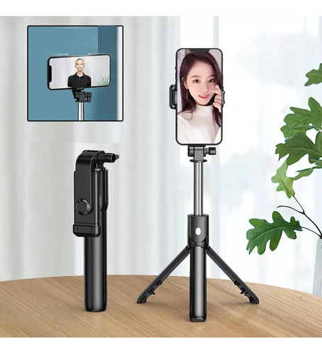 Selfie Stick Palo Tripode Con Bluetooth De 68cm