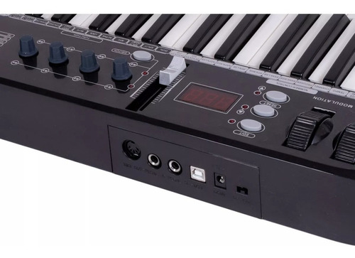 Imagen 2 de 4 de Controlador Midi Teclado 49 Teclas Parquer C/ Usb