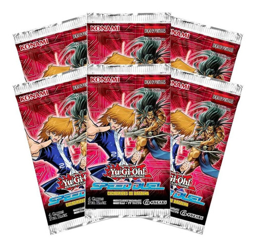 Yugioh 10 Booster Cicatrizes De Batalha Speed Duel Portugues