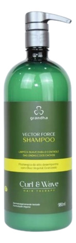 Shampoo Para Cachos E Crespos Vector Force Curl & Wave 980ml