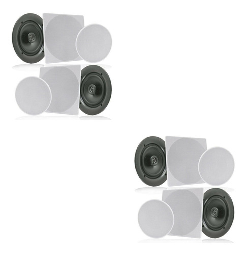 Set De 4 Altavoces 10  De 300w Y 2 Vías De Montaje En