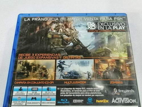 Call Of Duty Black Ops 3 Ps4 / Playstation 4 (juego FĂsico) (Usado)