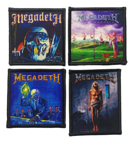 Pack Parches Megadeth Maniametal