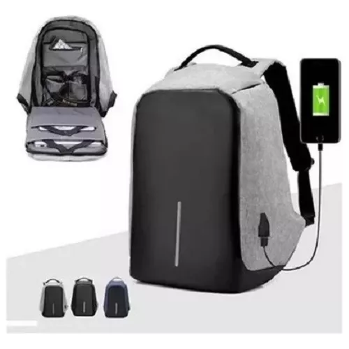 Mochila Antirrobo Con Cable USB - Importadora y Distribuidora Monar