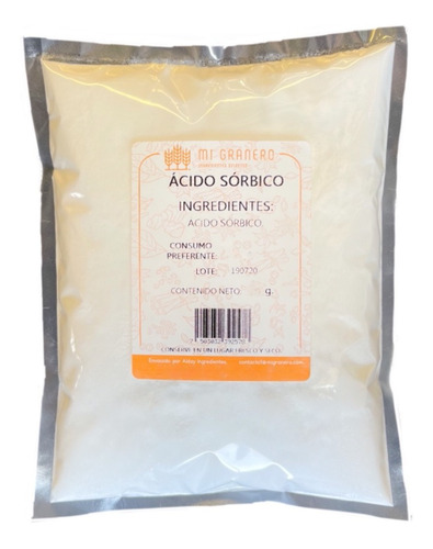 Ácido Sorbico 10 Kilogramos A Granel