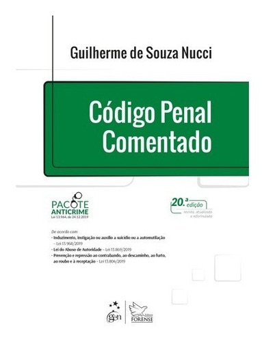 Código Penal Comentado 20ªed - 2020