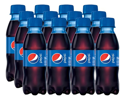 Kit Com 12und Refrigerante Pepsi Cola Caçulinha 200ml