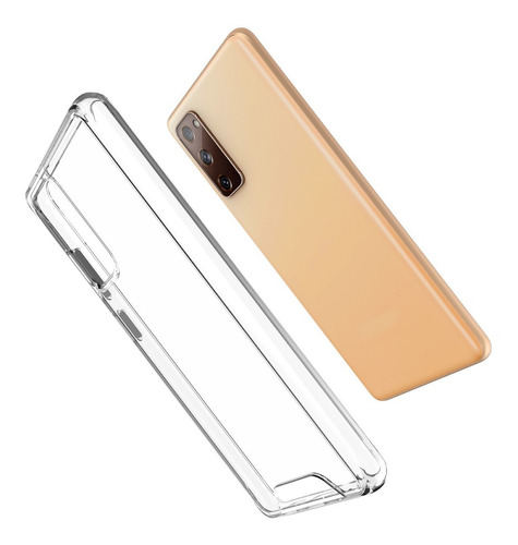 Protector Case Acrílico Para Samsung S20 Fe Color Transparente Acrilico borde en silicona