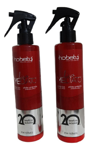 Kit 2 Liso Imediato 255ml Efeito Liso - Hobety