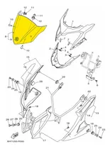 Comprar Parabrisa Y Soporte Parabrisa Original Yamaha Ybr 125 Z
