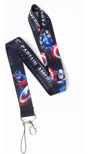 Lanyard O Cinta Porta Credencial ( Calidad) Capitán América