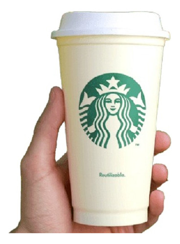 Vaso Starbucks Reutilizable - Logo Clásico Plástico 