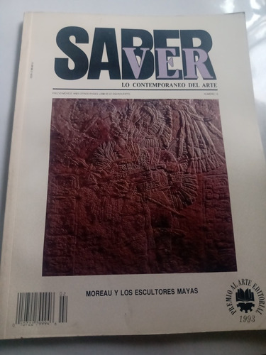 Imagen 1 de 5 de Revista Saber Ver No. 15 Marzo Abril 1994 Arte Moreau Y Maya