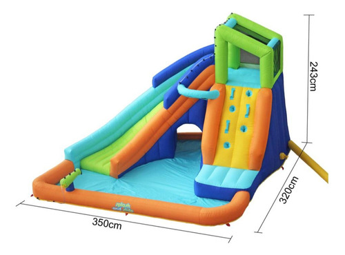 Inflable Juego Acuático Tobogán Sports Power Deszilantetunel