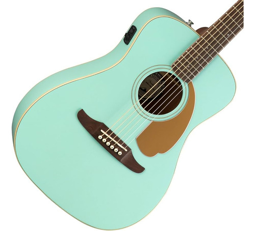 Guitarra Electroacústica Fender Malibu Player Aqua Splash