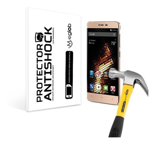 Lamina Protector De Pantalla Anti-shock Blu Energy X 2