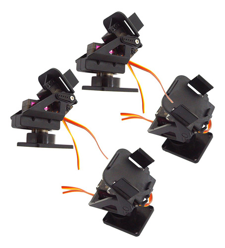 4x Pt Pan Tilt Servo Camera Mount Anti Vibración