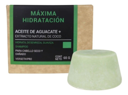 Shampoo Solido Pro Maxima Hidratacion Aguacate Y Coco