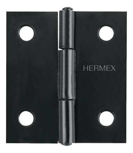 Bisagra Rectangular 1-1/2'' Acabado Negro Hermex 45633