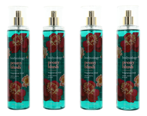 Fragrance Mist Bodycology Peony Blush 240 Ml Para Mujer, Paq