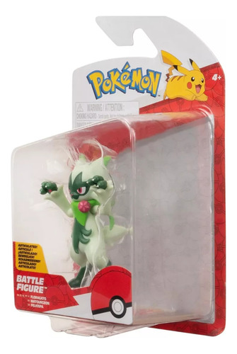 Floragato 7cm Pokemon Battle Figure Jazwares