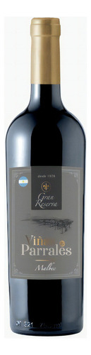 Vinho Viña Parrales Malbec Gran Reserva 750ml