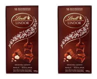 Chocolate Lindt Lindor Relleno Cremoso Caramelo Avellana X2u