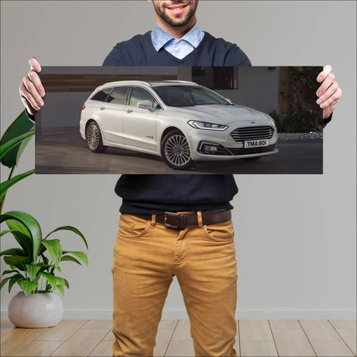 Cuadro 30x80cm Auto 2019 Ford Mondeo Turnier Hyb 304