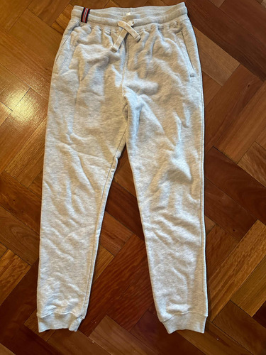 Pantalón Jogging De Algodón Grueso Talle 12 Gris