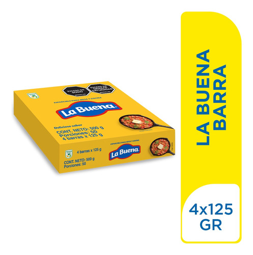 Margarina La Buena X 4 125 Gr