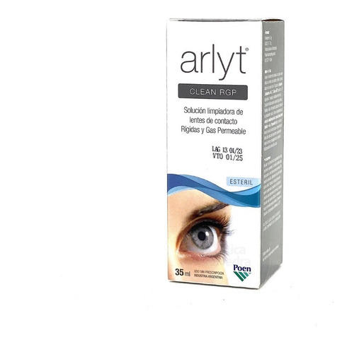 Imagen 3 de 3 de Arlyt Rgp Clean P/ Lentes Contacto Rigidas Gas Permeable 35m