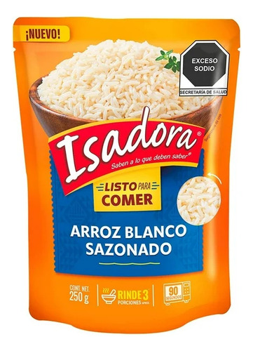 Arroz Isadora Blanco Sazonado 250 G
