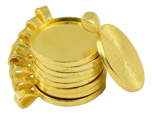 Conjunto De 10 Piezas De Bisel Para Colgantes De Cabujón En
