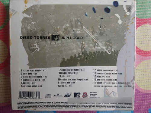 Diego Torres Cd Unplugged Y (Usado)
