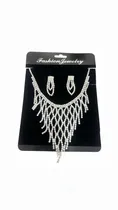 Comprar Conjunto Gargantilla Y Aros Strass