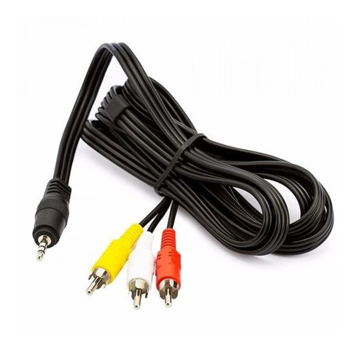 Kit 10 Cabos Áudio Auxiliar P2 X 3rca Le1001