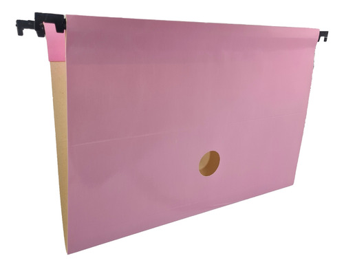 Suspensa Collor Plus Plastificada Cor Rosa Pastel 10 Unidade