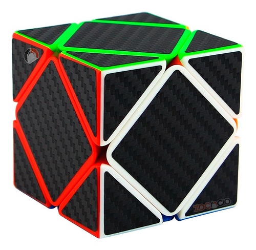 Cubo Rubik Rombo De Carbono Cube Cubo Mágico De Velocidad