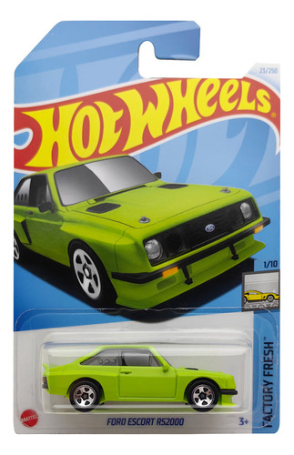 Carro Colección Hot Wheels Ford Escort Rs2000 Mattel 